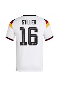 Saksa Angelo Stiller #16 Jalkapallovaatteet Kotipaita MM-kisat 2026 Lyhythihainen